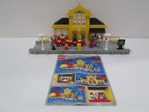 Lego vintage train set 4554 Metro Station * 99.7% COMPLETE! * city town classic