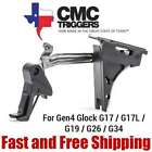 CMC Drop-In Flat Faced Trigger Kit for 9mm Gen 4 Glock 17 /17L /19 /26 /34