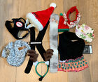 Lot of 10 Small Dog Accessories - Nicole Miller NY Dress NWT, Harness, Hats etc