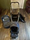 Uppababy Vista Stroller W/Bassinet, Rumble Seat, Toddler Seat. Great Stroller!