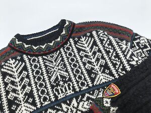 DALE of Norway___ TRONDHEIM 1997___ Vintage Wool Sweater Mens___ Size L