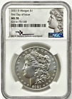 2021-D MORGAN SILVER DOLLAR NGC MS70 FIRST DAY OF ISSUE HAND SIGNED BY MERCANTI