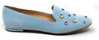 Katy Perry Women's Turner Microsuede Loafer Flat Slip On Light Blue Size 6.5 M
