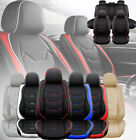 For Toyota Car Seat Cover Full Set Leather 5-Seats Front&Rear Protector Cushion (For: More than one vehicle)