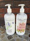 Lot 2 Crabtree & Evelyn Scented Body Lotion Lavender + Rosewater Jumbo 16.9 oz