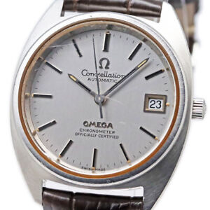 OMEGA Constellation date ST 168.0056 vintage Cal.1011 Automatic Men's G#127377