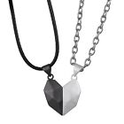2pcs Magnetic Couple Necklace Love Heart Friendship Matching Pendant Jewelry Set