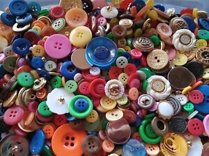 Sewing Button Assortment Lots of 250, 500, and 1000 Buttons New and Vintage