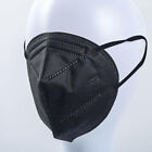 Black 50Pcs KN95 Protective 5 Layer Face Mask Disposable Respirator