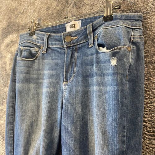 Paige Jeans Womens 29 30W 27L 30x27 Verdugo Ankle Made in USA Stretch Distressed