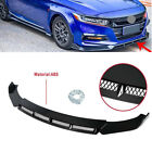Glossy Black Front Bumper Lip Splitter Spoiler For Honda Accord Sport EX Coupe (For: CRX)