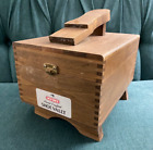 Vintage Kiwi Hand-Crafted Shoe Valet Shoe Shine Wooden Box, Dove-tail, Clean int