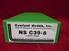 HO SCALE BRASS OVERLAND MODELS NS C39-8 #8664-8688 POWERED DIESEL