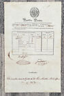 New ListingPeru 1855 Postal Receipt Lima to Nasca Certificados- Signed by Davila Condemarin