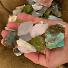500 Carat Lots of Mixed Opal (Green, Blue, Pink, Clear) Rough + FREE Faceted Gem