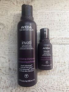 AVEDA Invati Advanced Exfoliating Shampoo 6.7oz + Free 1.7oz Travel Shampoo! 🍃