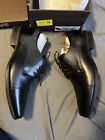 Florsheim Black Jackson Cap Toe Oxford Formal Shoe Men - Leather Size 11 Wide