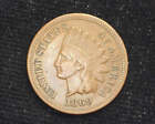 HS&C: 1869 Indian Head Penny/Cent F- US Coin