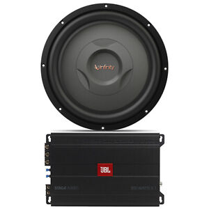 JBL Stage 3001 Subwoofer Amplifier Bundle with Infinity 12