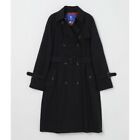 BURBERRY BLUE LABEL trench coat with liner Navy Red Size Asian Fit M (USsize S)