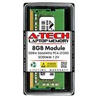 A-Tech 8GB DDR4 2666 PC4-21300 Laptop SODIMM 260-Pin Notebook Memory RAM 1x 8G
