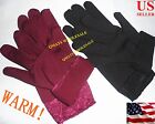 1/2/3 PAIR Women Lady Winter gloves soft Warm liner BLACK DARK PURPLE WHOLESALE