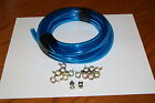 Motorcycle 3/16in 8mm Fuel Gas Vent Drain Line Hose 25 ft Carb Clear Blue YAMAHA