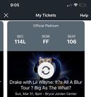 Drake Tickets Pittsburgh ( Contact Before Purchase ) 250 Each