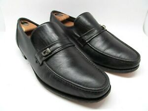 Florsheim Imperial  Black Leather Moc Toe Dress Loafers Mens US 13 D