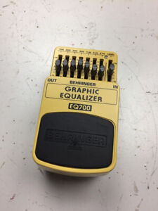 [Used] Behringer EQ700 Graphic Equalizer pedal - WORKING