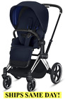 Cybex Priam 3 Frame Seat Pack Baby Stroller Newborn Infant Chrome Blk