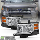 2009-2012 Ford Flex Halogen Type Headlights Headlamps Replacement Set Left+Right (For: 2009 Ford Flex SEL 3.5L)