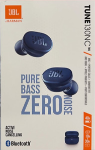 JBL TUNE130NC Wireless Bluetooth Headphones - Blue