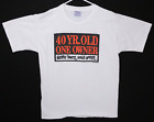 Vintage 90s 40 Year Old One Owner Gag Birthday Gift Funny T-Shirt Single Stitch