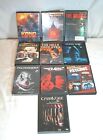 Horror Movie Lot Of 10,The hills have Eyes, Poltergeist, Carnivore, and More.