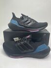NWT Adidas Men's UltraBoost 21 Core Black Carbon Active Teal FZ1921 Sneakers