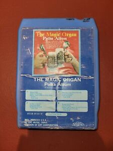 1975 Vintage The Magic Organ Polka Album 8 Track Tape