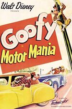 16mm--MOTOR MANIA (1950)-WALT DISNEY cartoon short.