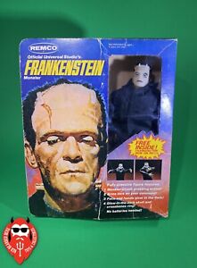 FRANKENSTEIN Vintage clothed figure REMCO 1980 Universal Monster WITH BOX & RING