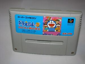 Doraemon 3 Nobita to Toki no Hougyoku Super Famicom SFC Japan import US Seller