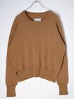 LAUREN MANOOGIAN Knit Sweater Pullover Alpaca Size 1 Camel
