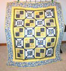 Hand Made Quilt Signed With Crafters Name New Made In 2017 Sharp Colors
