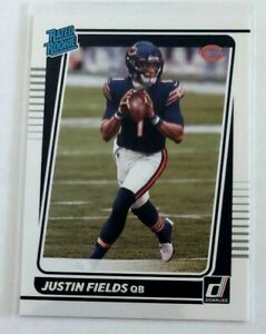 Justin Fields Rated Rookie #253 Donruss Chicago Bears RC Panini NFL 2021