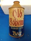 Old Bohemia  Cone top  beer can ,  EMPTY CAN CAN HAS BEEN TOUCHED UP