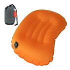 Inflatable Camping Pillow Portable Travel Hiking Pillow for Neck Lumbar Support