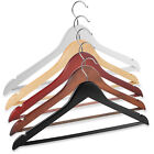 20 Wooden Suit Hangers - Clothes Coats Jackets Dress Pants Shirts Skirts