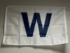 CHICAGO CUBS W Win Flag ~ 2' x 3'