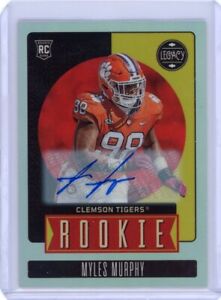 New Listing2023 Legacy Myles Murphy Silver Auto RC #179 Clemson Tigers/bengals