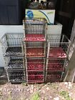 Pick One Wire Milk Dairy Crate  Upstate NY  Dairy  Plastic Bottom 1975