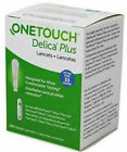 New Listing200 ONE TOUCH DELICA PLUS 33 GAUGE LANCETS 2 Boxes x 100 FREE SHIP Exp 5/25+